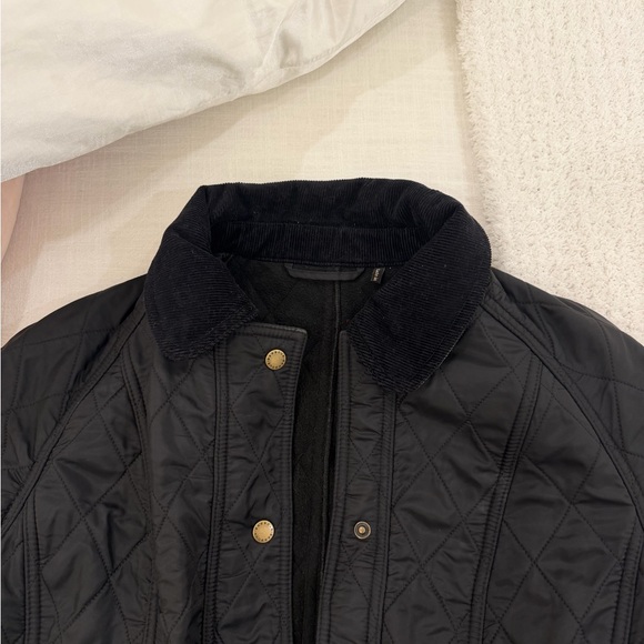 Barbour Quilted Black Utility Jacket - Picture 4 of 5